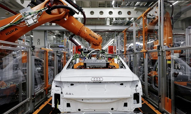 Where are the automotive industries located in Germany?
